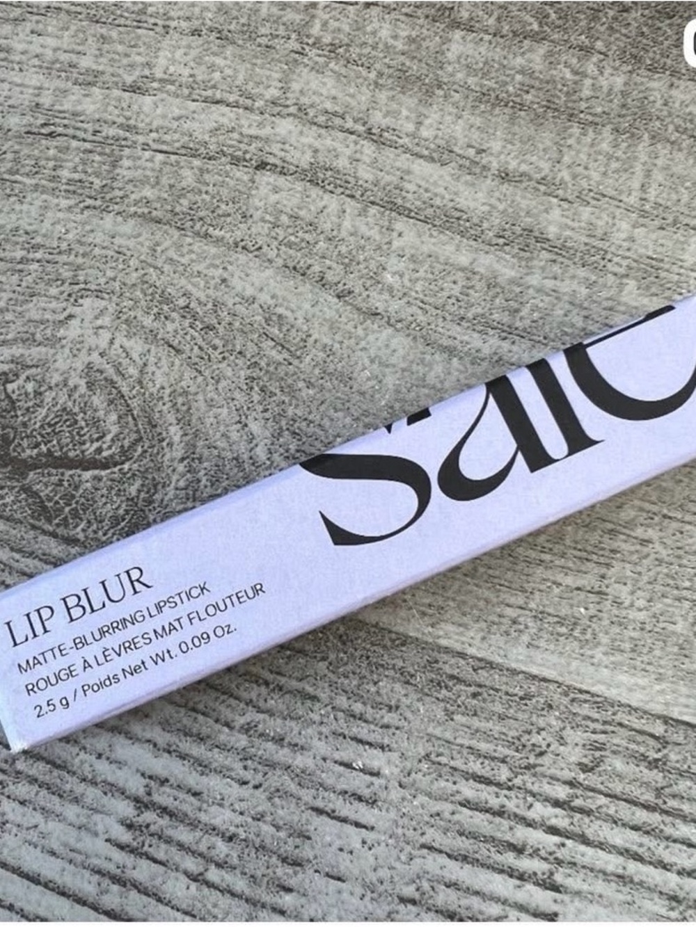 Saie Lip Blur Matte-Blurring Lipstick in Lavender Lilac